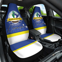 Curacao Car Seat Cover Pais Korsou Coat of Arms