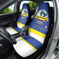 Curacao Car Seat Cover Pais Korsou Coat of Arms