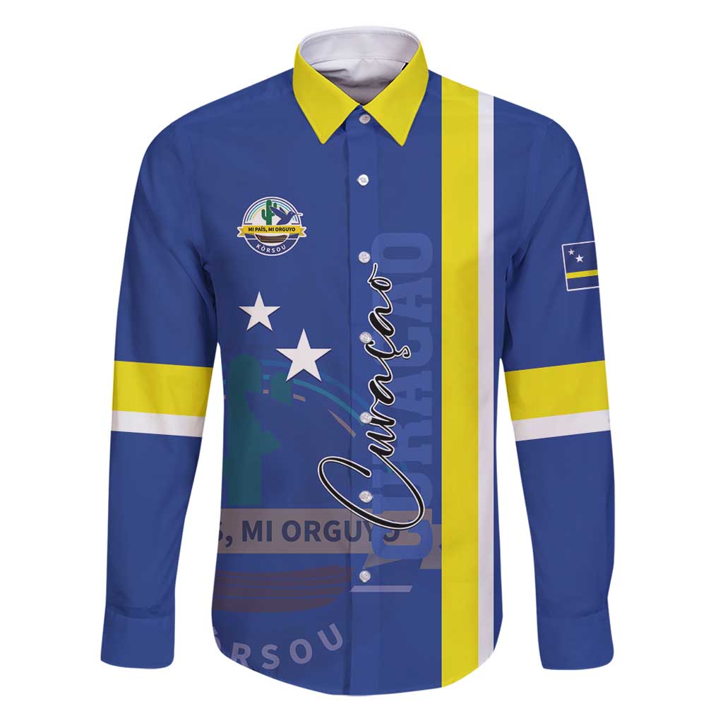Personalised Curacao Family Matching Puletasi and Hawaiian Shirt Pais Korsou Coat of Arms