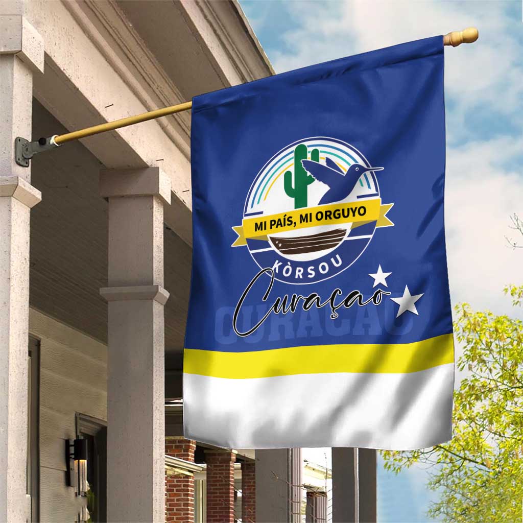 Curacao Garden Flag Pais Korsou Coat of Arms