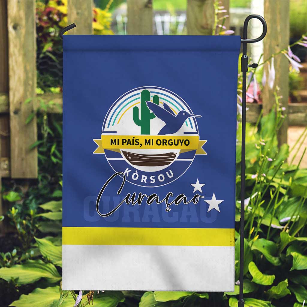 Curacao Garden Flag Pais Korsou Coat of Arms
