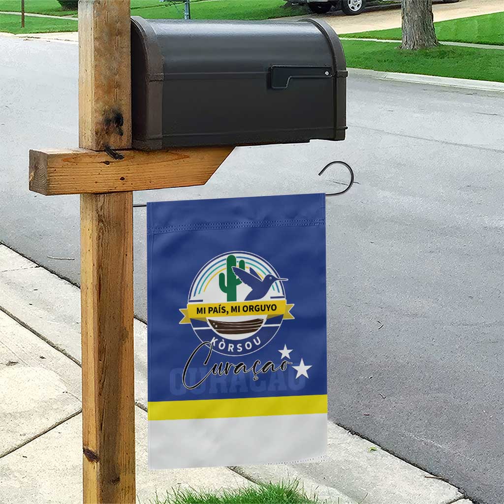 Curacao Garden Flag Pais Korsou Coat of Arms