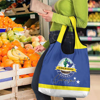 Curacao Grocery Bag Pais Korsou Coat of Arms