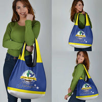 Curacao Grocery Bag Pais Korsou Coat of Arms