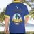Personalised Curacao Hawaiian Shirt Pais Korsou Coat of Arms