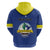 Personalised Curacao Hoodie Pais Korsou Coat of Arms