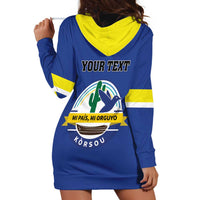 Personalised Curacao Hoodie Dress Pais Korsou Coat of Arms
