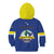 Personalised Curacao Kid Hoodie Pais Korsou Coat of Arms