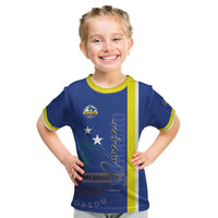 Personalised Curacao Kid T Shirt Pais Korsou Coat of Arms