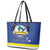 Curacao Leather Tote Bag Pais Korsou Coat of Arms