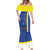 Personalised Curacao Mermaid Dress Pais Korsou Coat of Arms