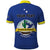 Personalised Curacao Polo Shirt Pais Korsou Coat of Arms
