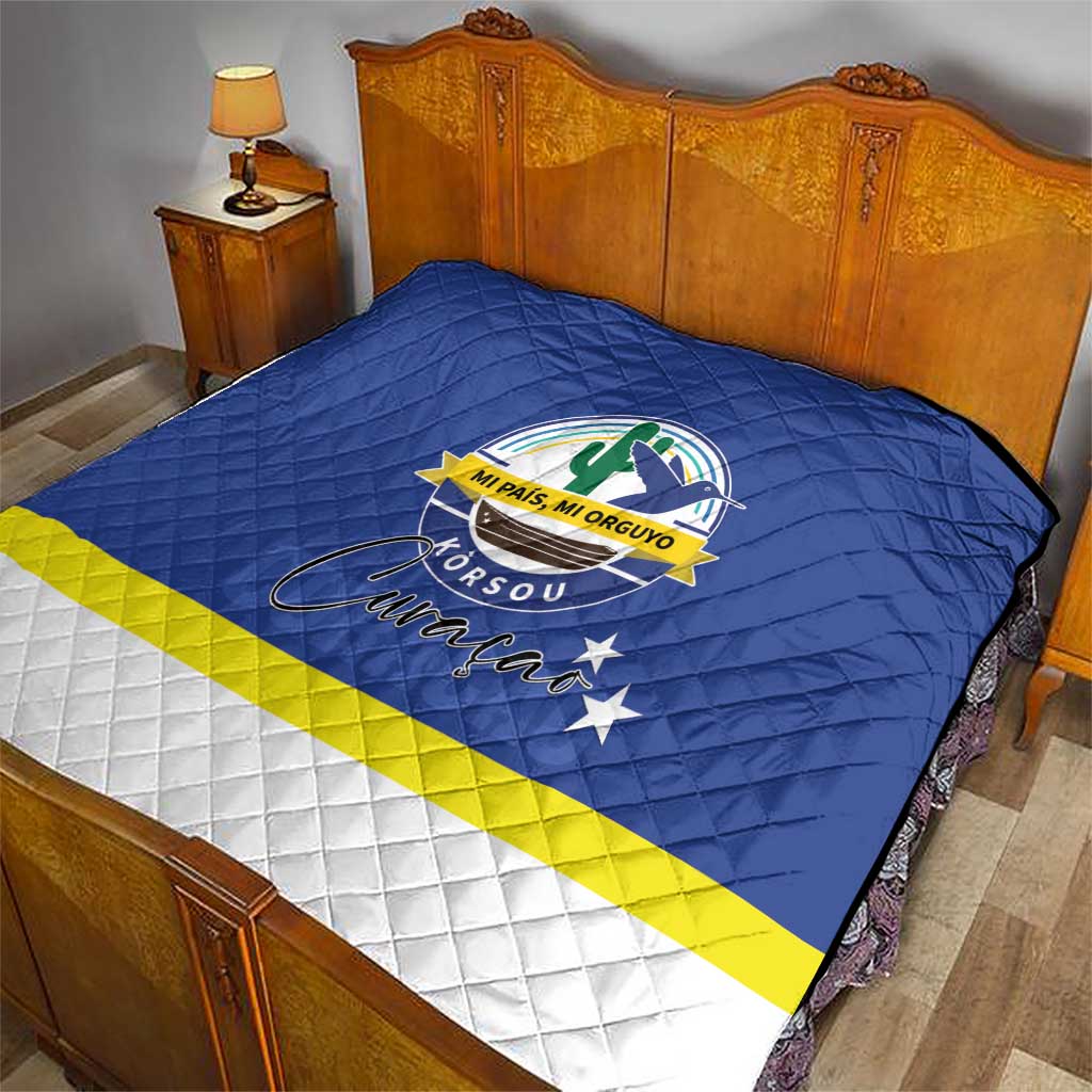 Curacao Quilt Pais Korsou Coat of Arms