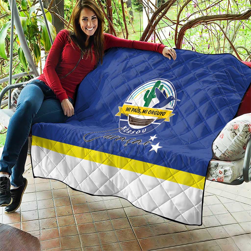 Curacao Quilt Pais Korsou Coat of Arms