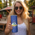 Personalised Curacao Skinny Tumbler Pais Korsou Coat of Arms
