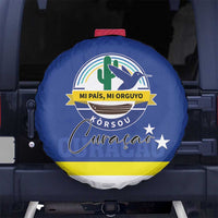 Curacao Spare Tire Cover Pais Korsou Coat of Arms