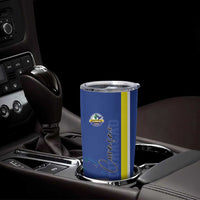 Personalised Curacao Tumbler Cup Pais Korsou Coat of Arms