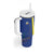 Personalised Curacao Tumbler With Handle Pais Korsou Coat of Arms