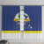 Curacao Window Curtain Pais Korsou Coat of Arms