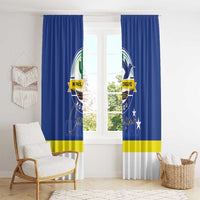 Curacao Window Curtain Pais Korsou Coat of Arms