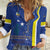 Personalised Curacao Women Casual Shirt Pais Korsou Coat of Arms