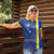 Personalised Curacao Women Polo Shirt Pais Korsou Coat of Arms