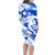 Israel Independence Day Family Matching Long Sleeve Bodycon Dress and Hawaiian Shirt Hoopoe Bird With Magen David - Wonder Print Shop