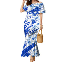 Israel Independence Day Family Matching Mermaid Dress and Hawaiian Shirt Hoopoe Bird With Magen David - Wonder Print Shop