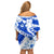 Israel Independence Day Family Matching Off Shoulder Short Dress and Hawaiian Shirt Hoopoe Bird With Magen David - Wonder Print Shop