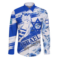 Israel Independence Day Family Matching Puletasi and Hawaiian Shirt Hoopoe Bird With Magen David - Wonder Print Shop