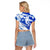 Israel Independence Day Raglan Cropped T Shirt Hoopoe Bird With Magen David - Wonder Print Shop