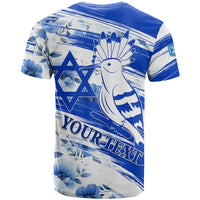 Israel Independence Day T Shirt Hoopoe Bird With Magen David - Wonder Print Shop