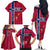 Norway Constitution Day Family Matching Off Shoulder Long Sleeve Dress and Hawaiian Shirt Norge Folk Pattern Flag Style - Wonder Print Shop