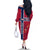 Norway Constitution Day Family Matching Off Shoulder Long Sleeve Dress and Hawaiian Shirt Norge Folk Pattern Flag Style - Wonder Print Shop