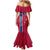 Norway Constitution Day Mermaid Dress Norge Folk Pattern Flag Style - Wonder Print Shop