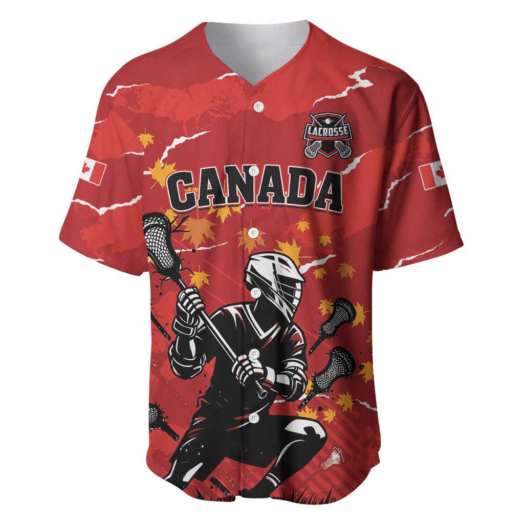 Custom Canada Lacrosse Baseball Jersey National Summer Sport
