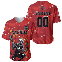 Custom Canada Lacrosse Baseball Jersey National Summer Sport