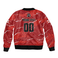 Custom Canada Lacrosse Bomber Jacket National Summer Sport