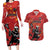 Custom Canada Lacrosse Couples Matching Long Sleeve Bodycon Dress and Hawaiian Shirt National Summer Sport