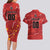 Custom Canada Lacrosse Couples Matching Long Sleeve Bodycon Dress and Hawaiian Shirt National Summer Sport