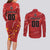 Custom Canada Lacrosse Couples Matching Long Sleeve Bodycon Dress and Long Sleeve Button Shirt National Summer Sport