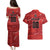 Custom Canada Lacrosse Couples Matching Puletasi and Hawaiian Shirt National Summer Sport