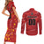 Custom Canada Lacrosse Couples Matching Short Sleeve Bodycon Dress and Long Sleeve Button Shirt National Summer Sport
