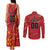 Custom Canada Lacrosse Couples Matching Tank Maxi Dress and Long Sleeve Button Shirt National Summer Sport