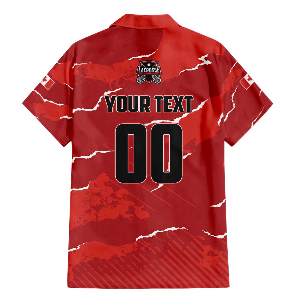 Custom Canada Lacrosse Family Matching Mermaid Dress and Hawaiian Shirt National Summer Sport