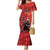 Custom Canada Lacrosse Family Matching Mermaid Dress and Hawaiian Shirt National Summer Sport