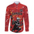 Custom Canada Lacrosse Family Matching Off The Shoulder Long Sleeve Dress and Hawaiian Shirt National Summer Sport