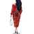 Custom Canada Lacrosse Family Matching Off The Shoulder Long Sleeve Dress and Hawaiian Shirt National Summer Sport
