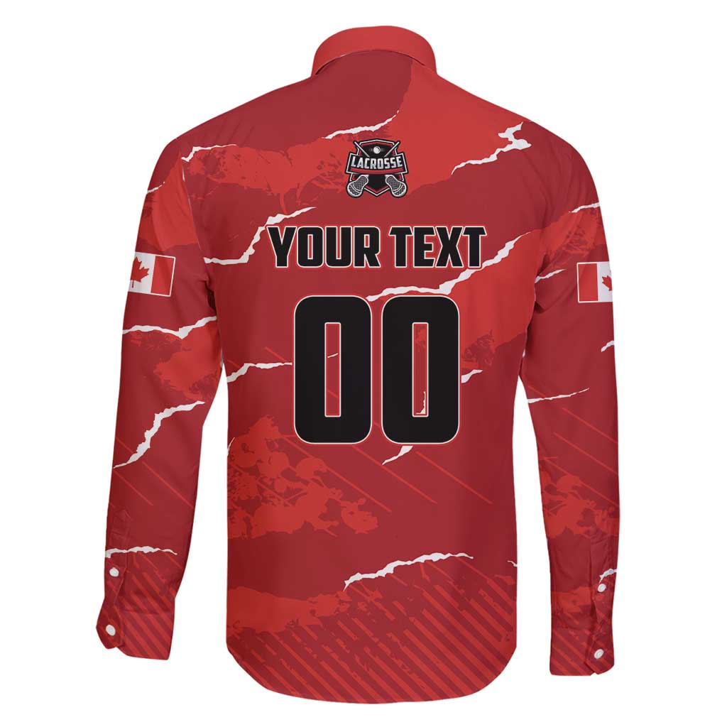 Custom Canada Lacrosse Family Matching Tank Maxi Dress and Hawaiian Shirt National Summer Sport