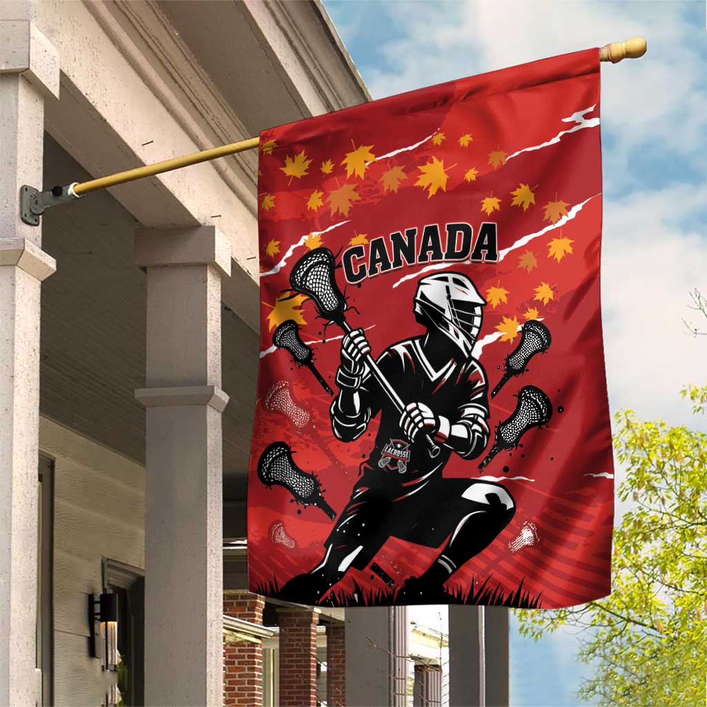 Canada Lacrosse Garden Flag National Summer Sport